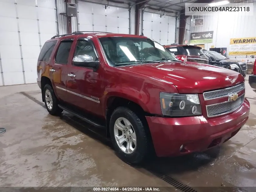 1GNUKCE04AR223118 2010 Chevrolet Tahoe Ltz