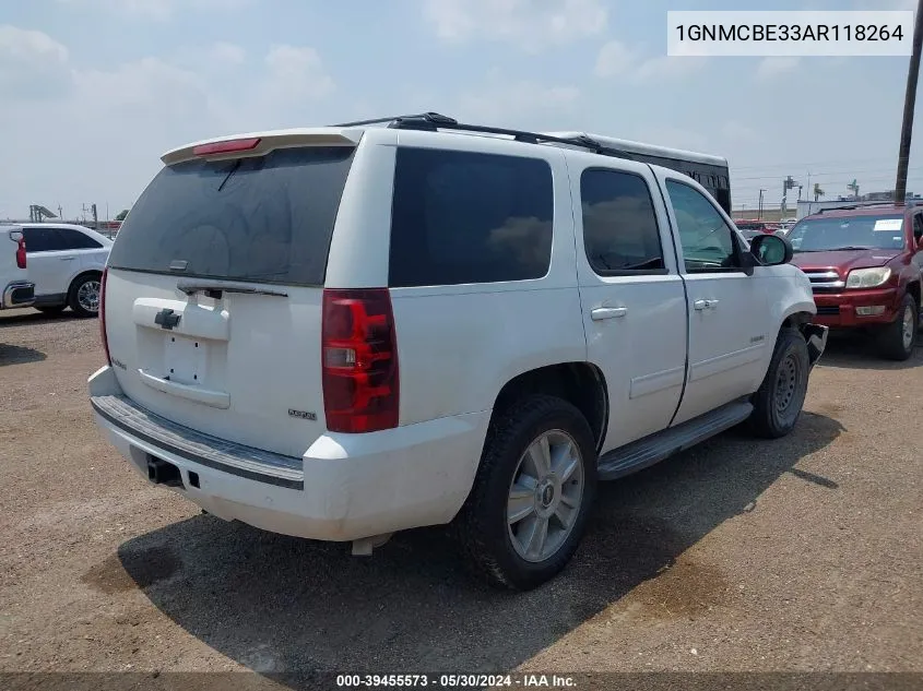 2010 Chevrolet Tahoe Lt VIN: 1GNMCBE33AR118264 Lot: 39455573