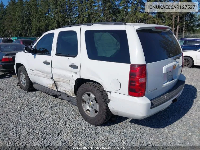 1GNUKAE06AR127527 2010 Chevrolet Tahoe Ls