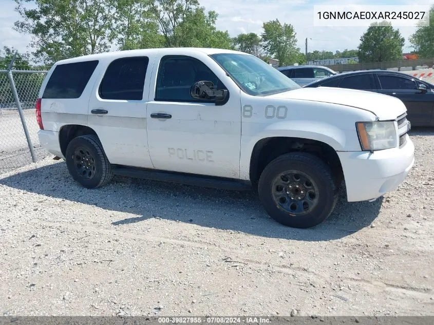 1GNMCAE0XAR245027 2010 Chevrolet Tahoe Ls