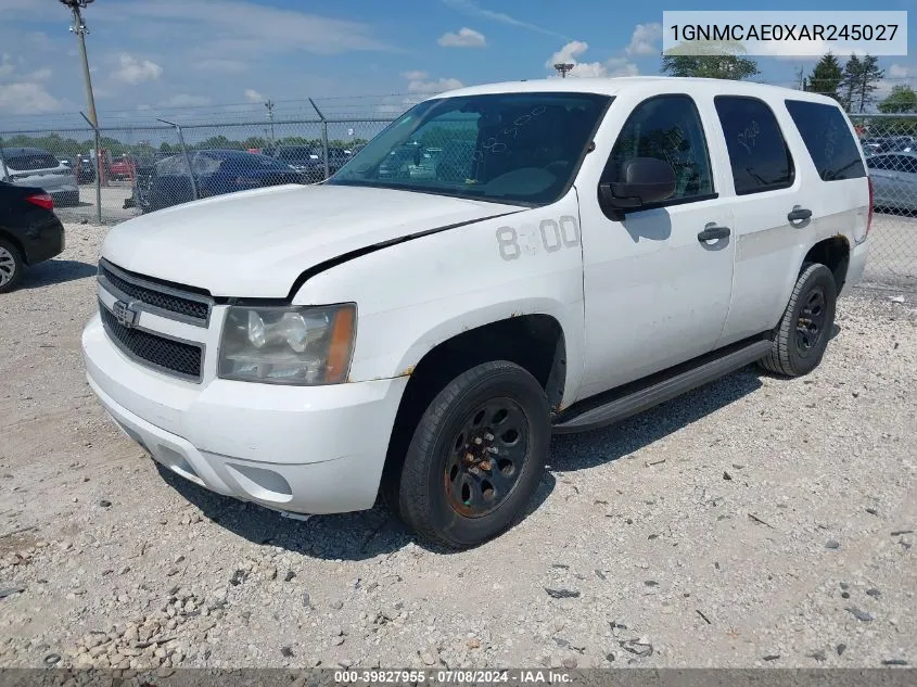 1GNMCAE0XAR245027 2010 Chevrolet Tahoe Ls