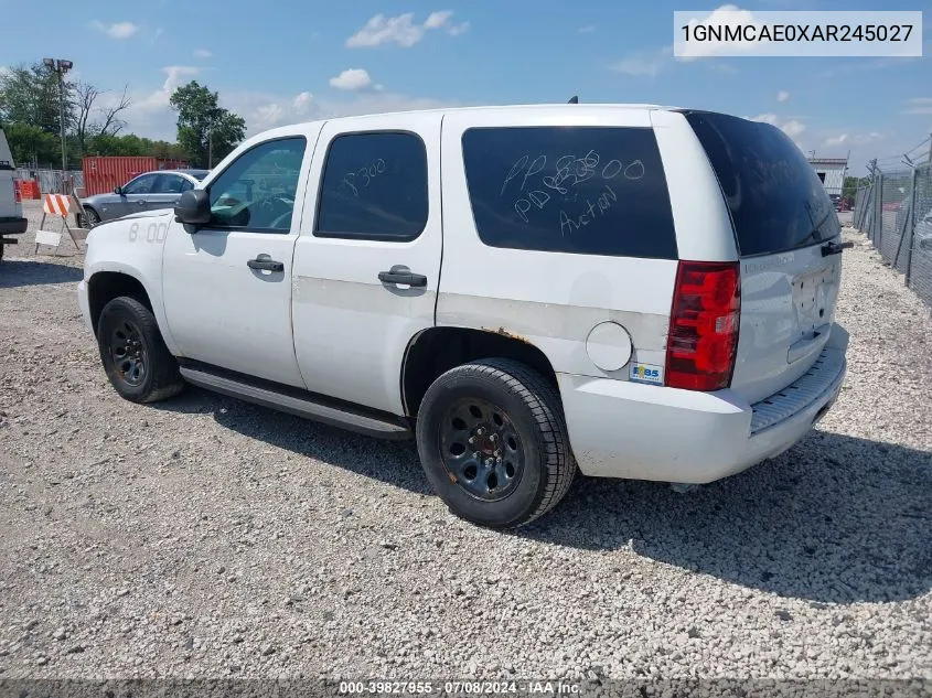 1GNMCAE0XAR245027 2010 Chevrolet Tahoe Ls