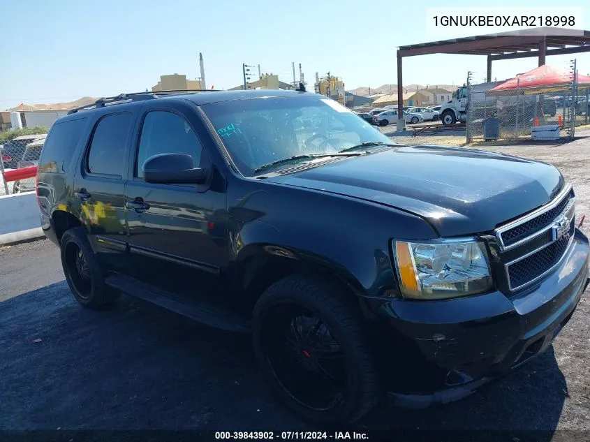 2010 Chevrolet Tahoe Lt VIN: 1GNUKBE0XAR218998 Lot: 39843902