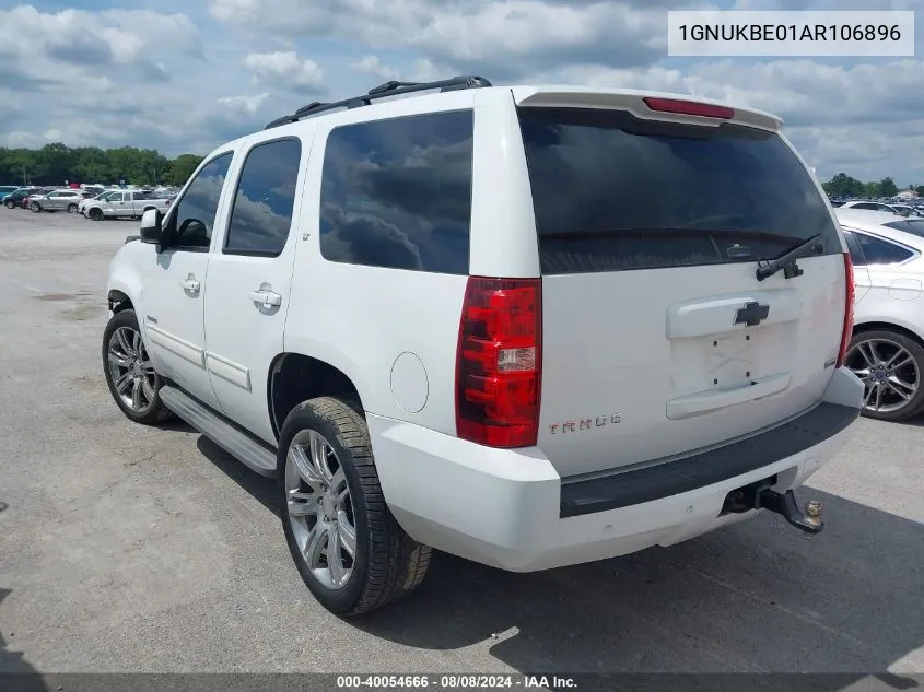 1GNUKBE01AR106896 2010 Chevrolet Tahoe Lt