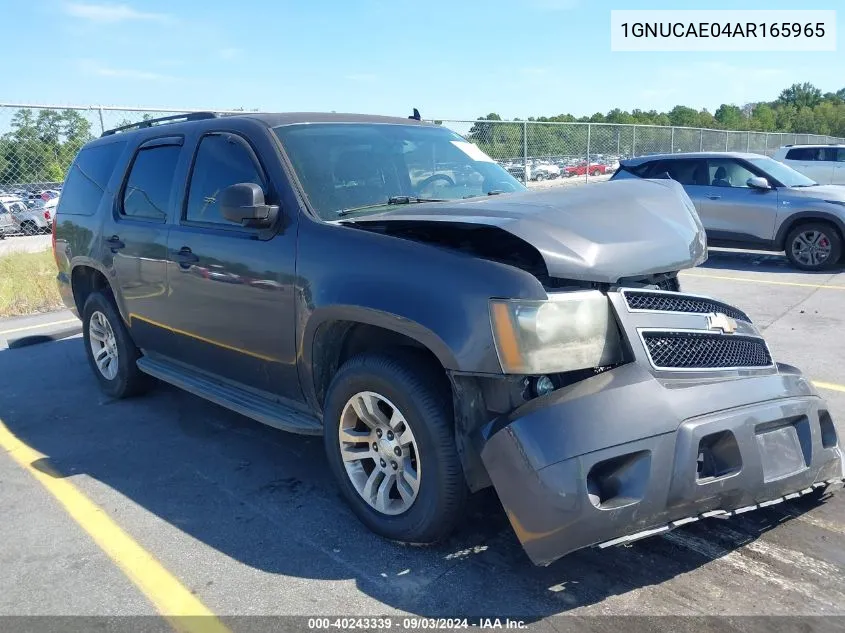 1GNUCAE04AR165965 2010 Chevrolet Tahoe Ls