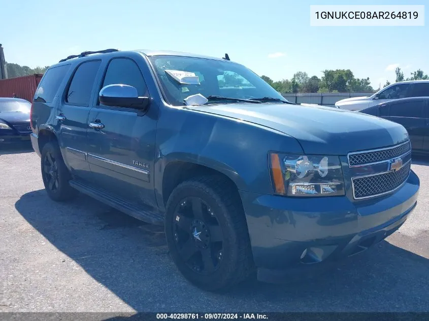 1GNUKCE08AR264819 2010 Chevrolet Tahoe Ltz