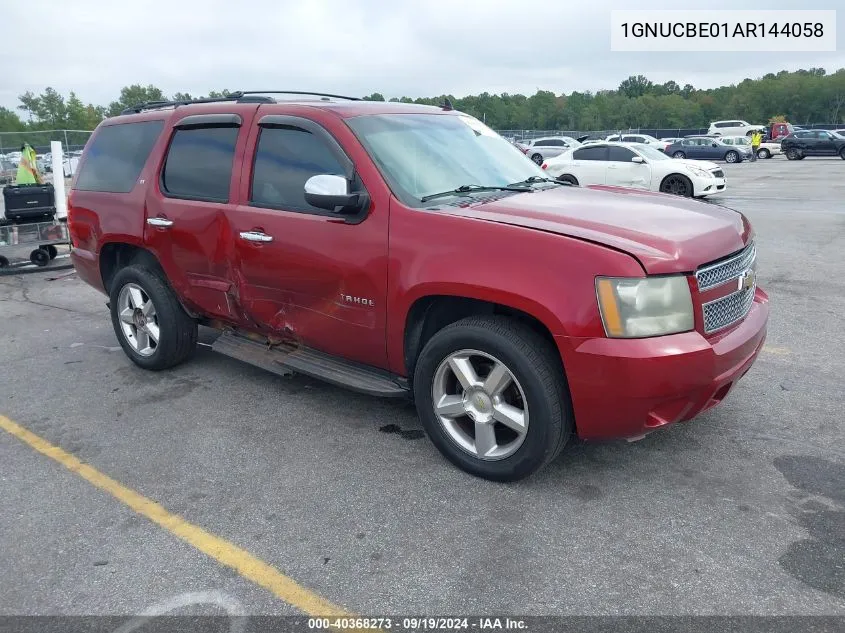 2010 Chevrolet Tahoe Lt VIN: 1GNUCBE01AR144058 Lot: 40368273