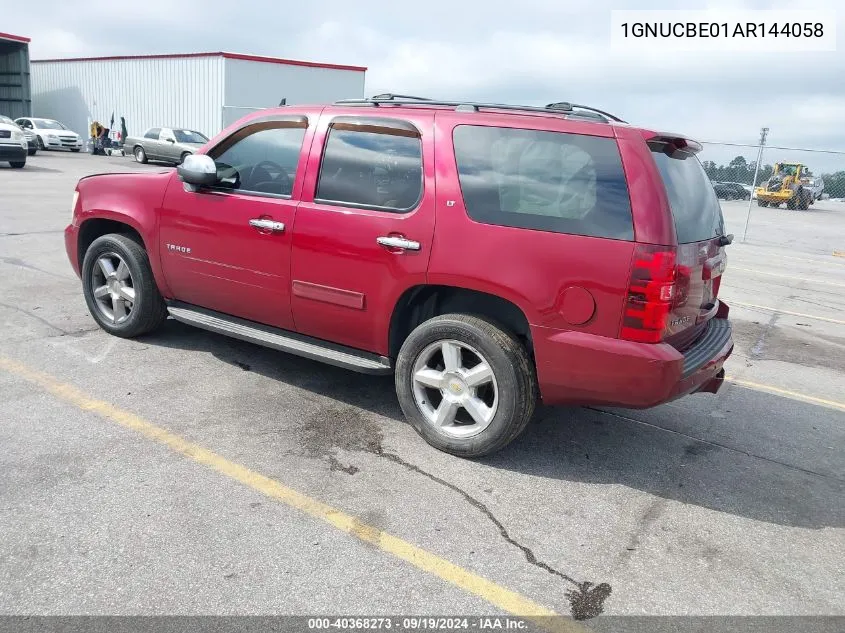 2010 Chevrolet Tahoe Lt VIN: 1GNUCBE01AR144058 Lot: 40368273