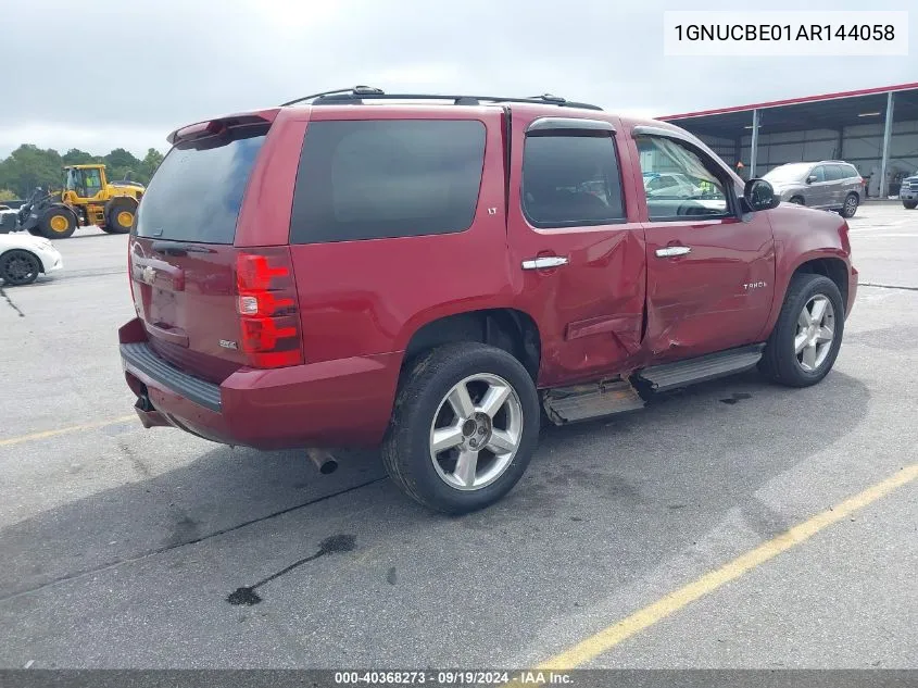 2010 Chevrolet Tahoe Lt VIN: 1GNUCBE01AR144058 Lot: 40368273