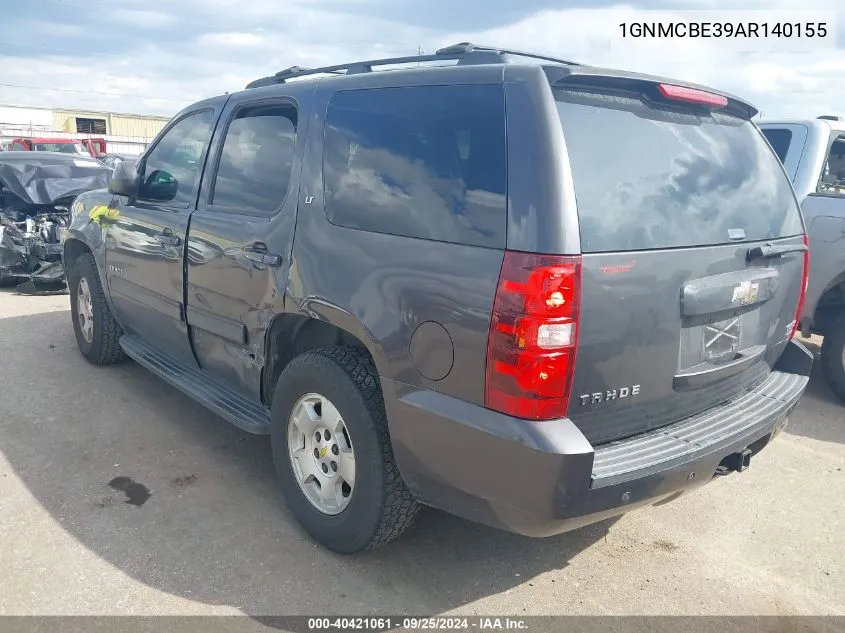 2010 Chevrolet Tahoe Lt VIN: 1GNMCBE39AR140155 Lot: 40421061