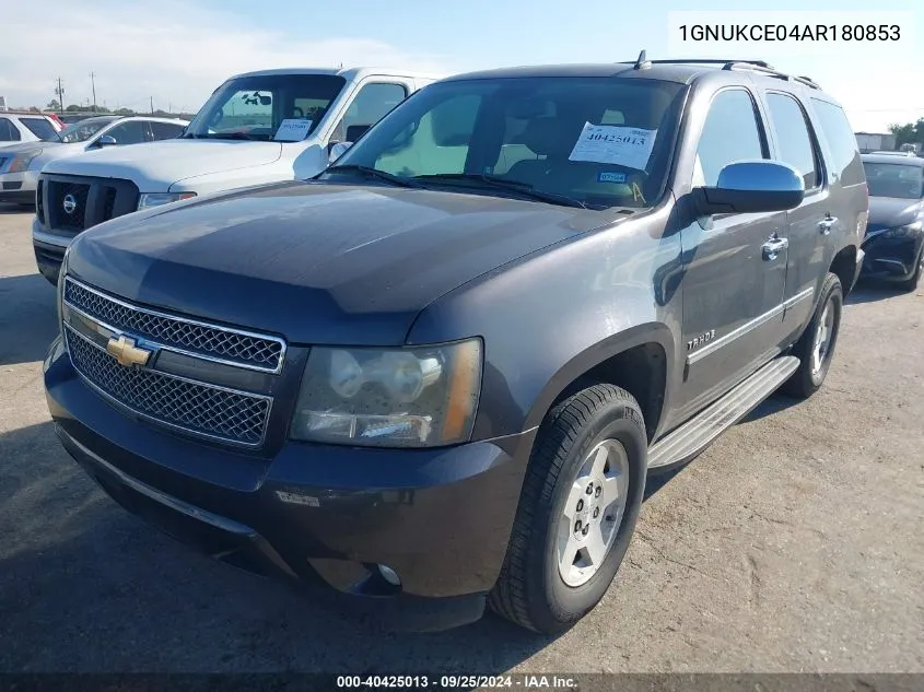 2010 Chevrolet Tahoe Ltz VIN: 1GNUKCE04AR180853 Lot: 40425013