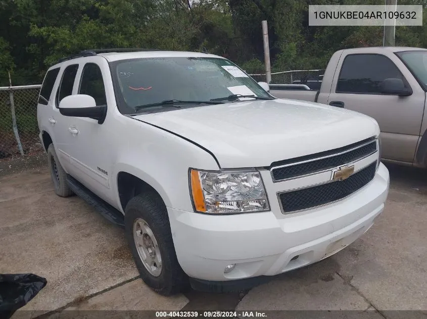 2010 Chevrolet Tahoe Lt VIN: 1GNUKBE04AR109632 Lot: 40432539