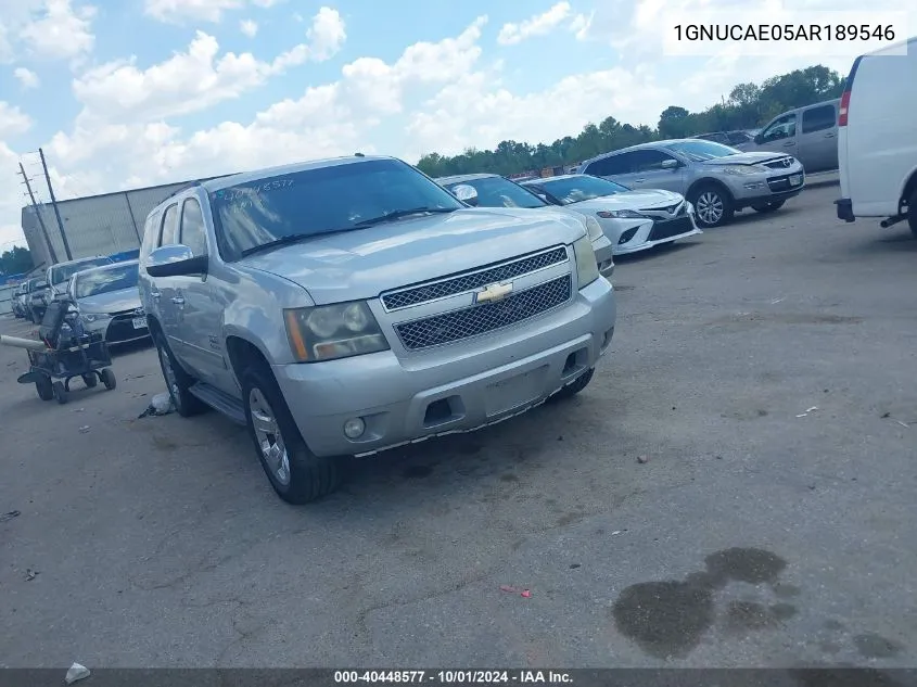 2010 Chevrolet Tahoe Ls VIN: 1GNUCAE05AR189546 Lot: 40448577