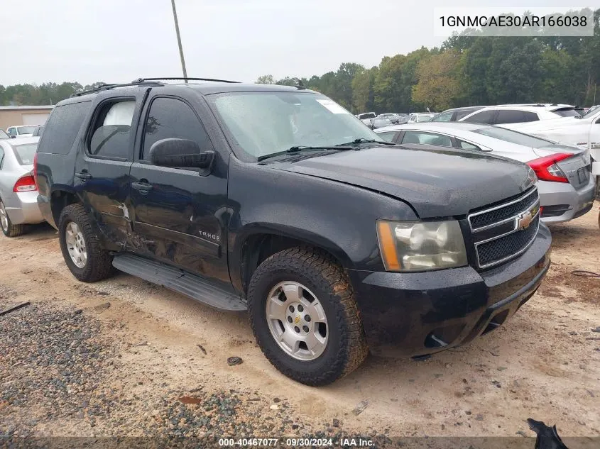 2010 Chevrolet Tahoe C1500 Ls VIN: 1GNMCAE30AR166038 Lot: 40467077