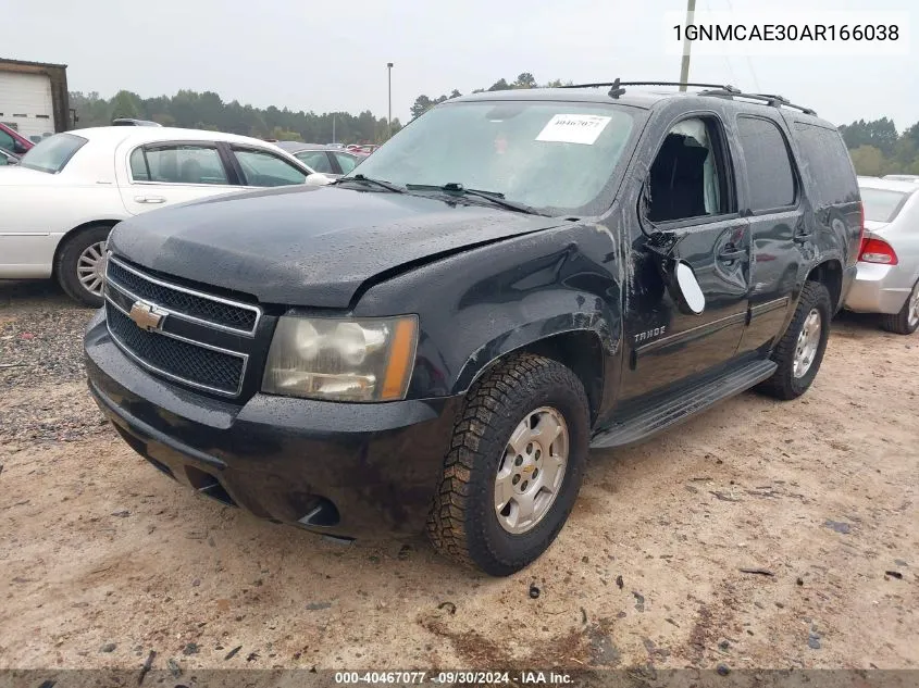 2010 Chevrolet Tahoe C1500 Ls VIN: 1GNMCAE30AR166038 Lot: 40467077