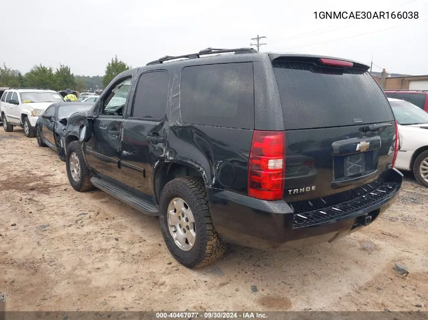 2010 Chevrolet Tahoe C1500 Ls VIN: 1GNMCAE30AR166038 Lot: 40467077