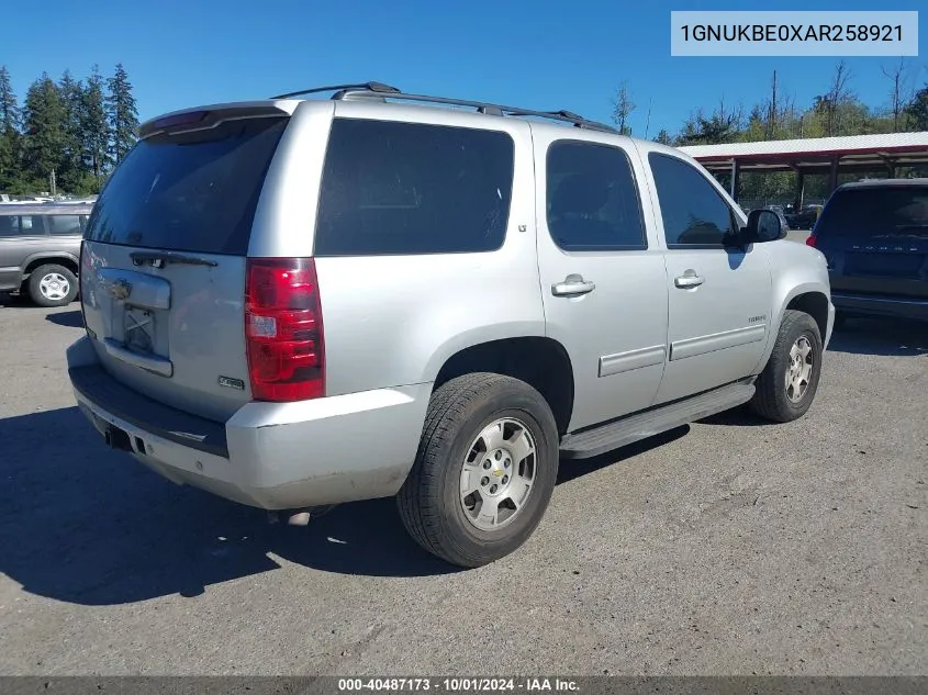 2010 Chevrolet Tahoe Lt VIN: 1GNUKBE0XAR258921 Lot: 40487173