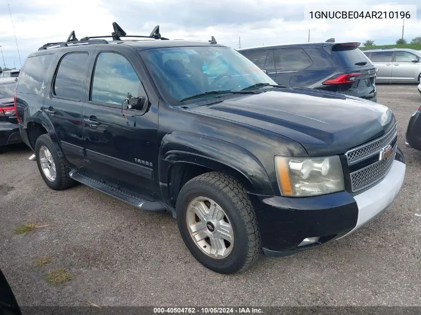 2010 Chevrolet Tahoe C1500 Lt VIN: 1GNUCBE04AR210196 Lot: 40504762