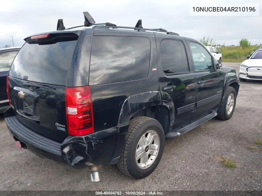 2010 Chevrolet Tahoe C1500 Lt VIN: 1GNUCBE04AR210196 Lot: 40504762