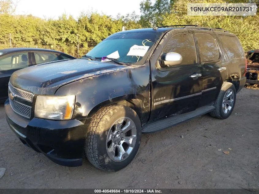 2010 Chevrolet Tahoe Ltz VIN: 1GNUKCE09AR201731 Lot: 40549684