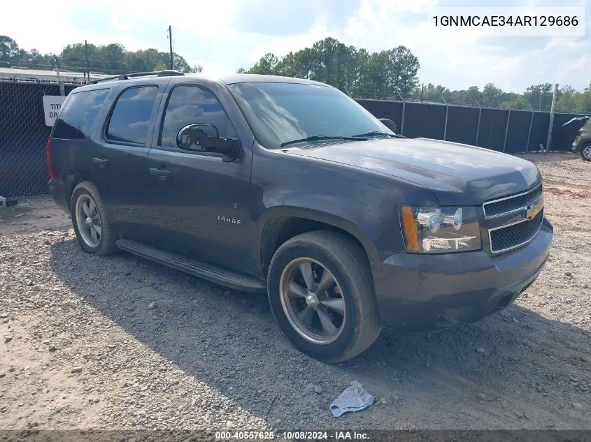 2010 Chevrolet Tahoe Ls VIN: 1GNMCAE34AR129686 Lot: 40557625