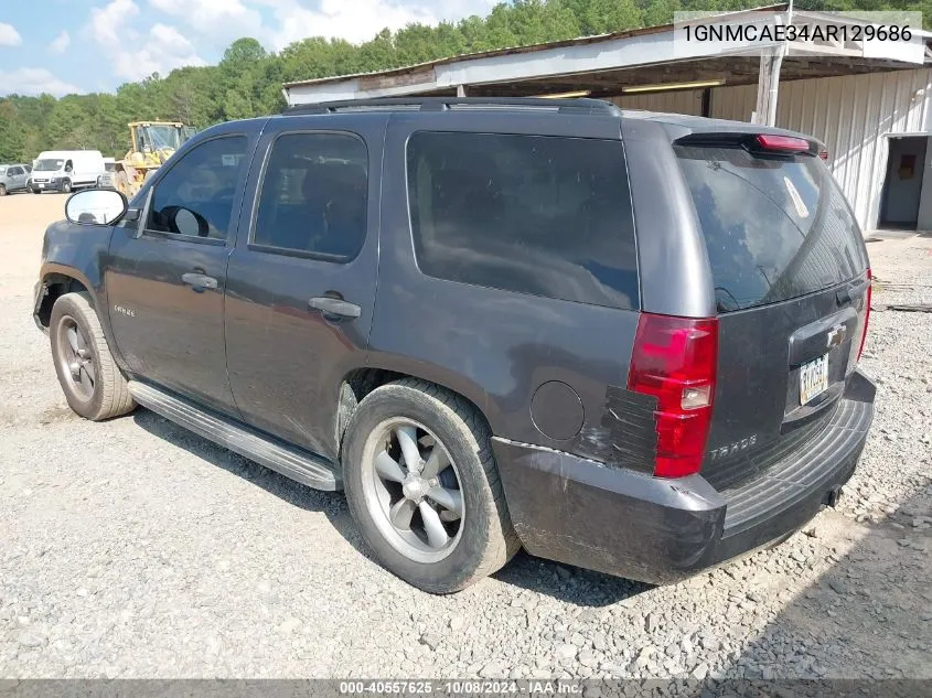 2010 Chevrolet Tahoe Ls VIN: 1GNMCAE34AR129686 Lot: 40557625