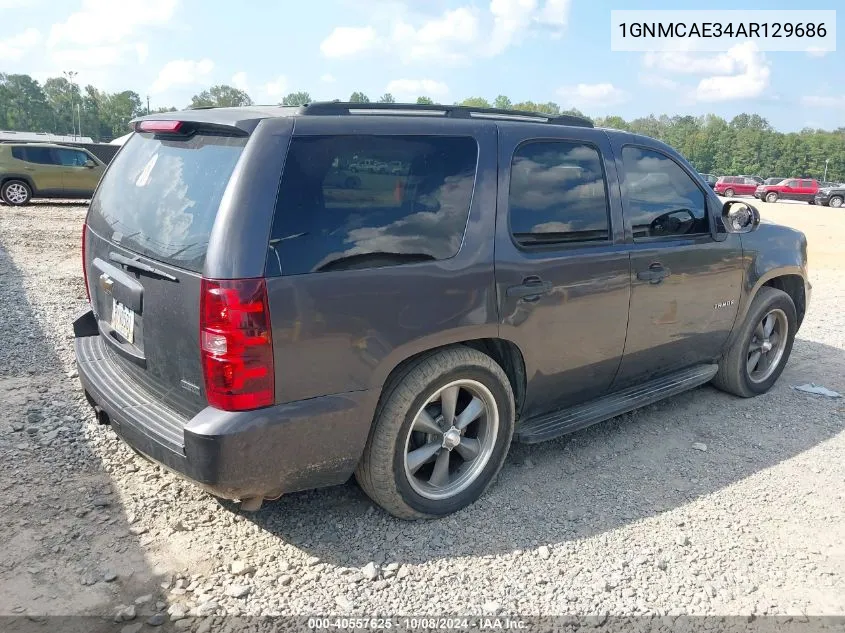 2010 Chevrolet Tahoe Ls VIN: 1GNMCAE34AR129686 Lot: 40557625