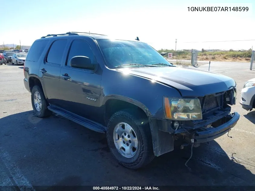 2010 Chevrolet Tahoe Lt VIN: 1GNUKBE07AR148599 Lot: 40584972