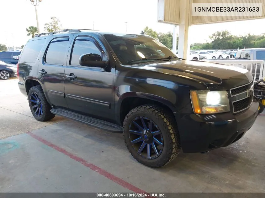 2010 Chevrolet Tahoe Lt VIN: 1GNMCBE33AR231633 Lot: 40593694