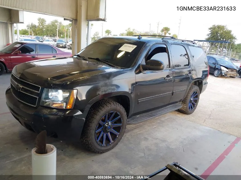 2010 Chevrolet Tahoe Lt VIN: 1GNMCBE33AR231633 Lot: 40593694