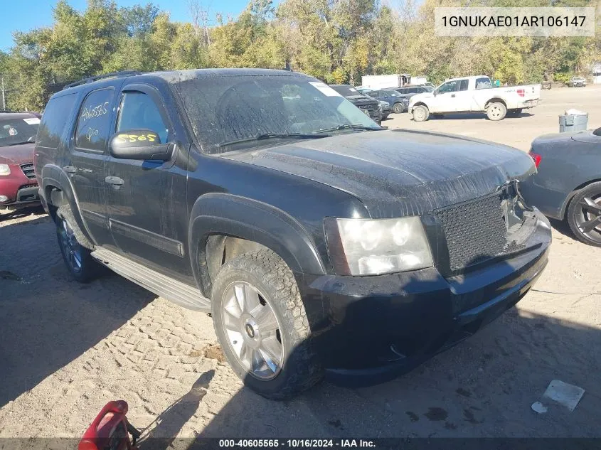 2010 Chevrolet Tahoe Ls VIN: 1GNUKAE01AR106147 Lot: 40605565