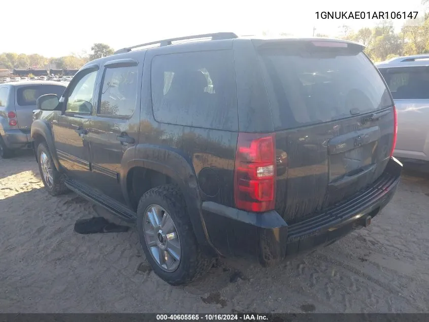 2010 Chevrolet Tahoe Ls VIN: 1GNUKAE01AR106147 Lot: 40605565