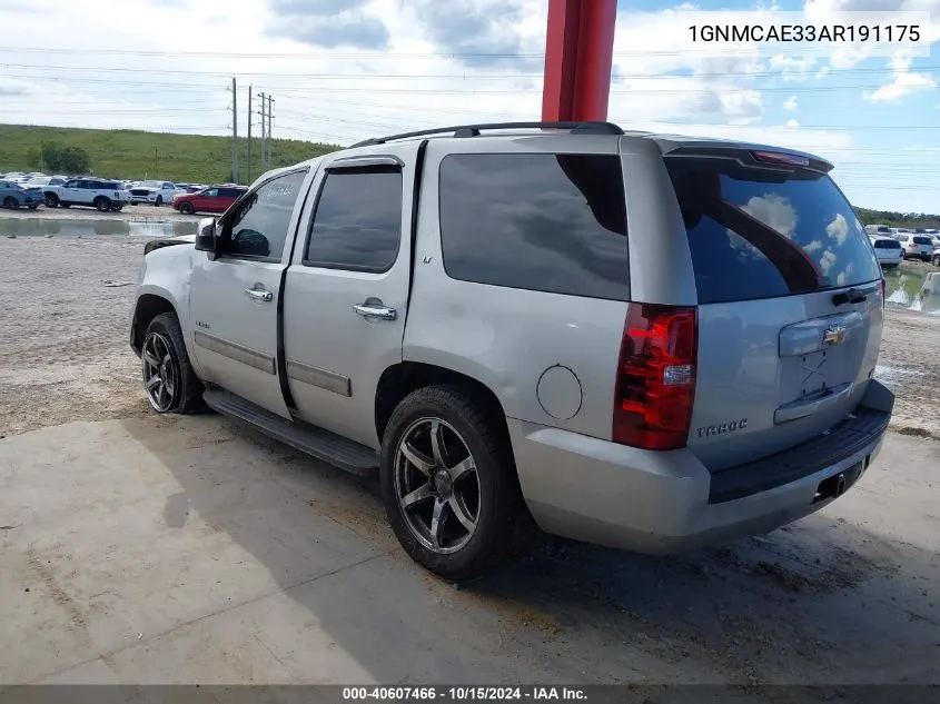 2010 Chevrolet Tahoe Ls VIN: 1GNMCAE33AR191175 Lot: 40607466