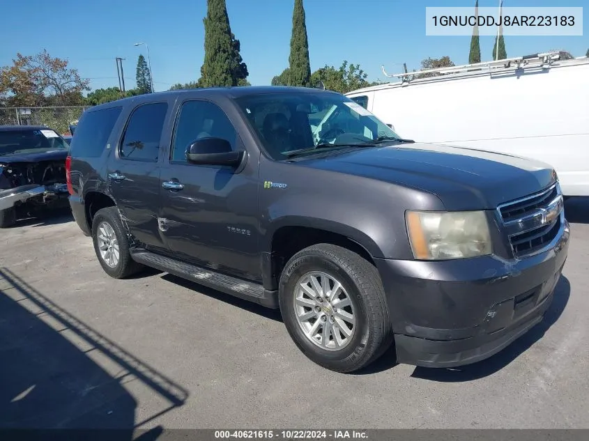 2010 Chevrolet Tahoe Hybrid VIN: 1GNUCDDJ8AR223183 Lot: 40621615