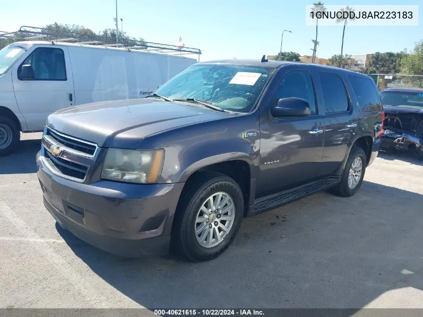 2010 Chevrolet Tahoe Hybrid VIN: 1GNUCDDJ8AR223183 Lot: 40621615