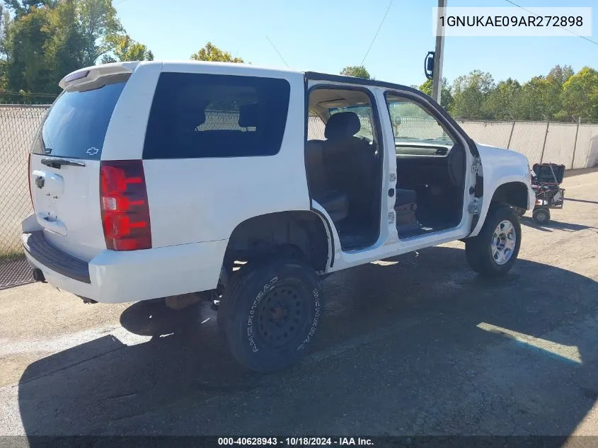 2010 Chevrolet Tahoe Special Services VIN: 1GNUKAE09AR272898 Lot: 40628943