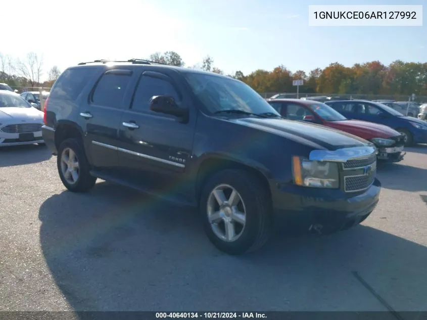 2010 Chevrolet Tahoe K1500 Ltz VIN: 1GNUKCE06AR127992 Lot: 40640134