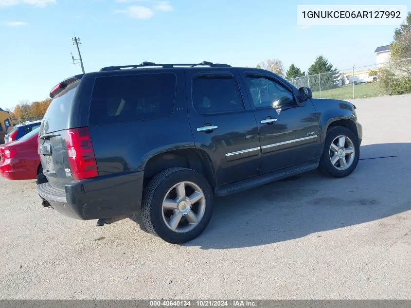 2010 Chevrolet Tahoe K1500 Ltz VIN: 1GNUKCE06AR127992 Lot: 40640134