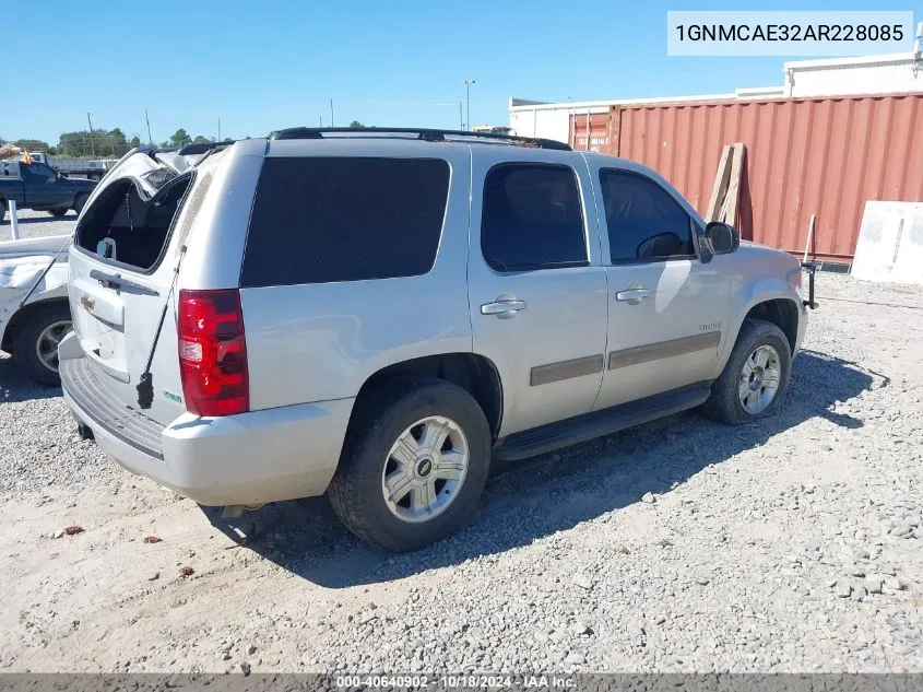 2010 Chevrolet Tahoe Ls VIN: 1GNMCAE32AR228085 Lot: 40640902