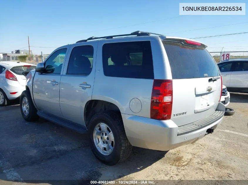 2010 Chevrolet Tahoe Lt VIN: 1GNUKBE08AR226534 Lot: 40682480