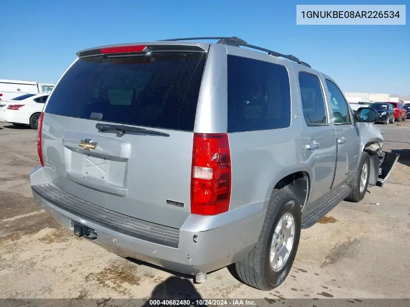 2010 Chevrolet Tahoe Lt VIN: 1GNUKBE08AR226534 Lot: 40682480