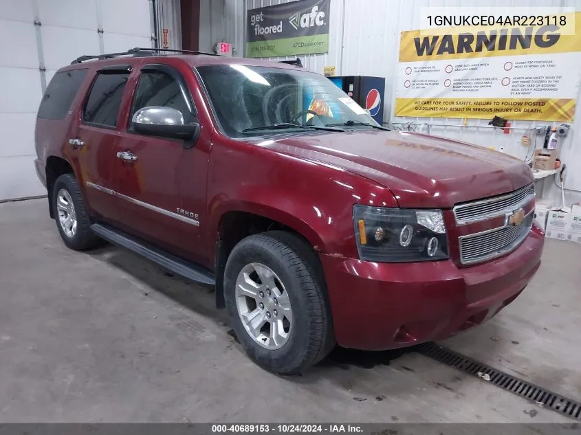 2010 Chevrolet Tahoe Ltz VIN: 1GNUKCE04AR223118 Lot: 40689153