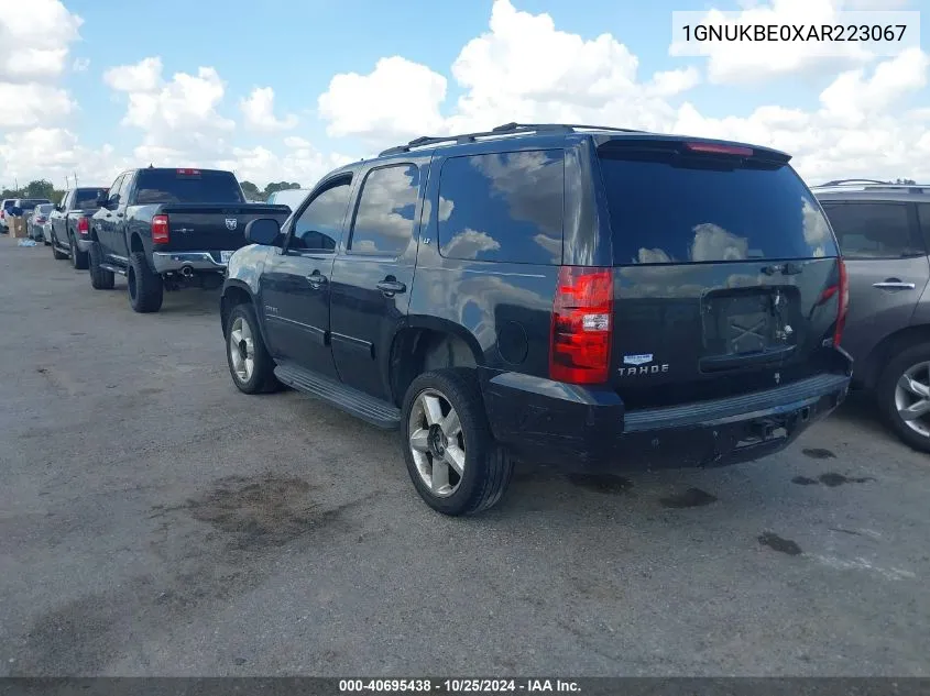 2010 Chevrolet Tahoe Lt VIN: 1GNUKBE0XAR223067 Lot: 40695438