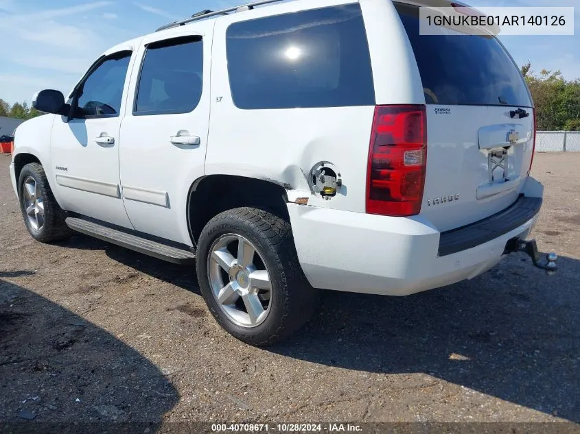 2010 Chevrolet Tahoe Lt VIN: 1GNUKBE01AR140126 Lot: 40708671