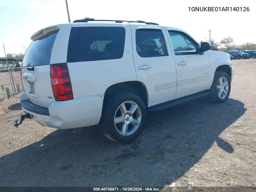 2010 Chevrolet Tahoe Lt VIN: 1GNUKBE01AR140126 Lot: 40708671