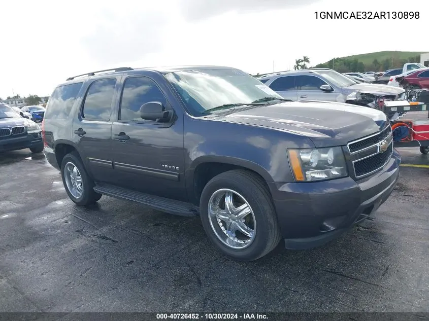 2010 Chevrolet Tahoe Ls VIN: 1GNMCAE32AR130898 Lot: 40726452