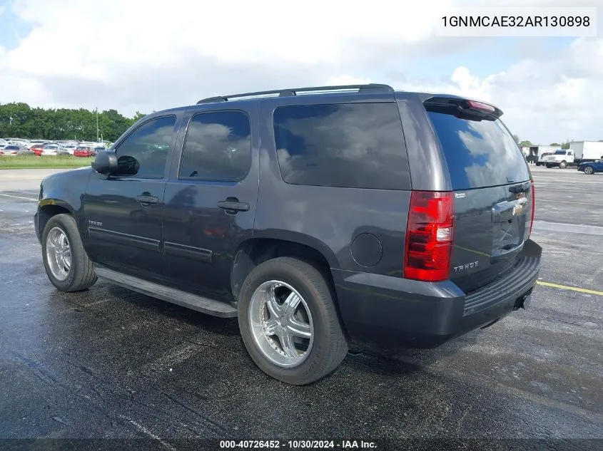 2010 Chevrolet Tahoe Ls VIN: 1GNMCAE32AR130898 Lot: 40726452