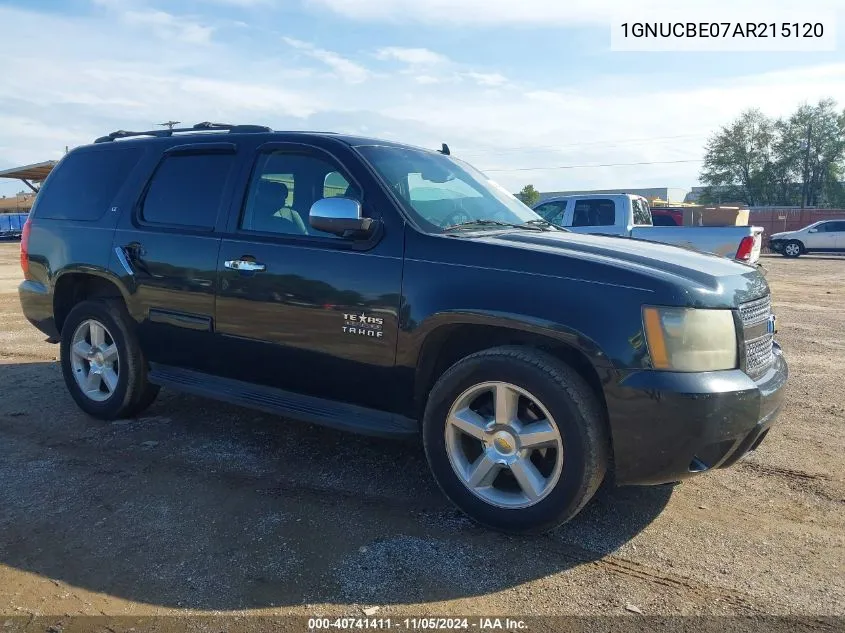 2010 Chevrolet Tahoe Lt VIN: 1GNUCBE07AR215120 Lot: 40741411