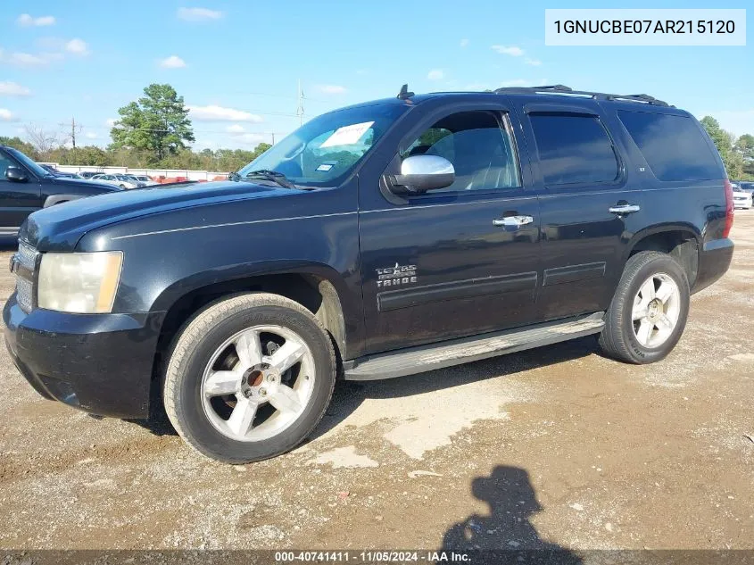 2010 Chevrolet Tahoe Lt VIN: 1GNUCBE07AR215120 Lot: 40741411