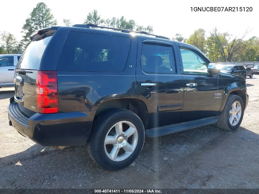 2010 Chevrolet Tahoe Lt VIN: 1GNUCBE07AR215120 Lot: 40741411